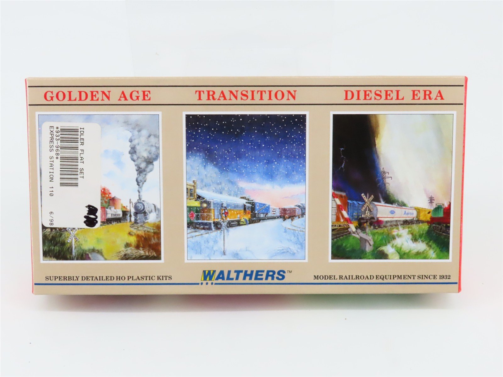 HO Scale Walthers Kit 933-968 Idler Flat Cars 3-Pack - Sealed