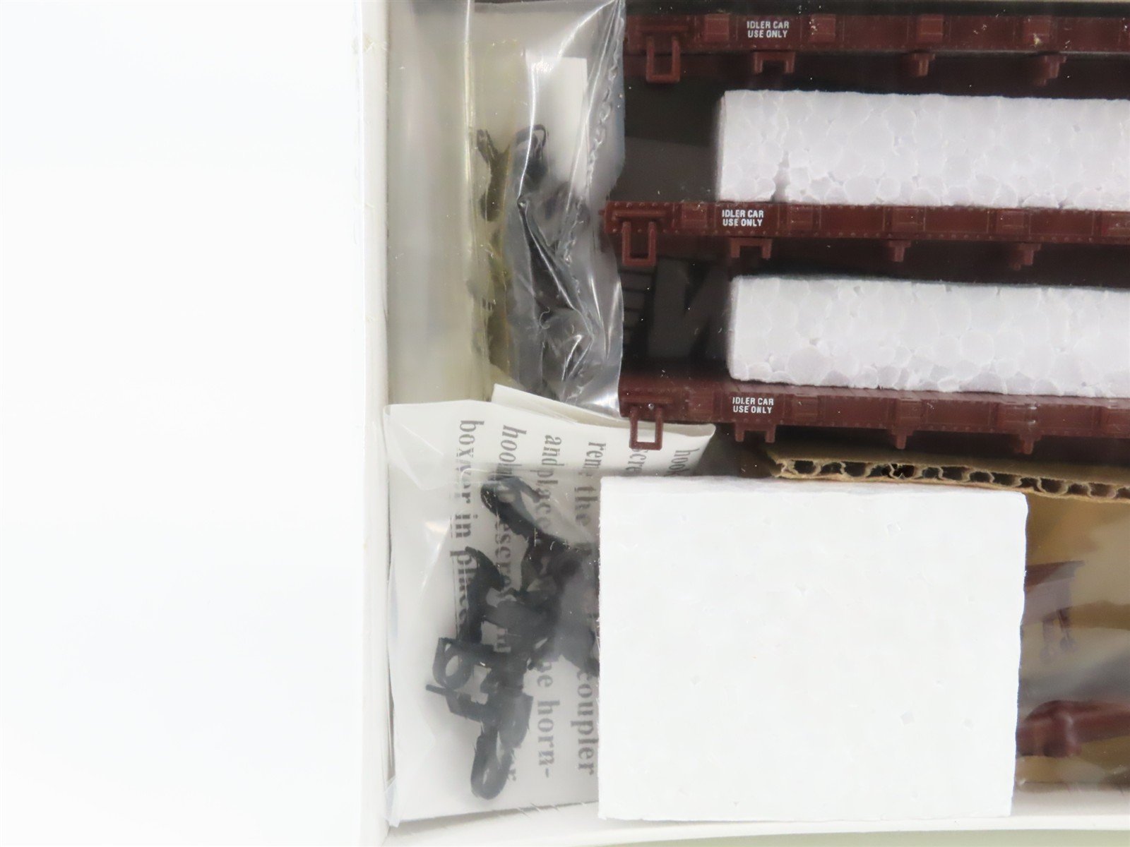 HO Scale Walthers Kit 933-968 Idler Flat Cars 3-Pack - Sealed