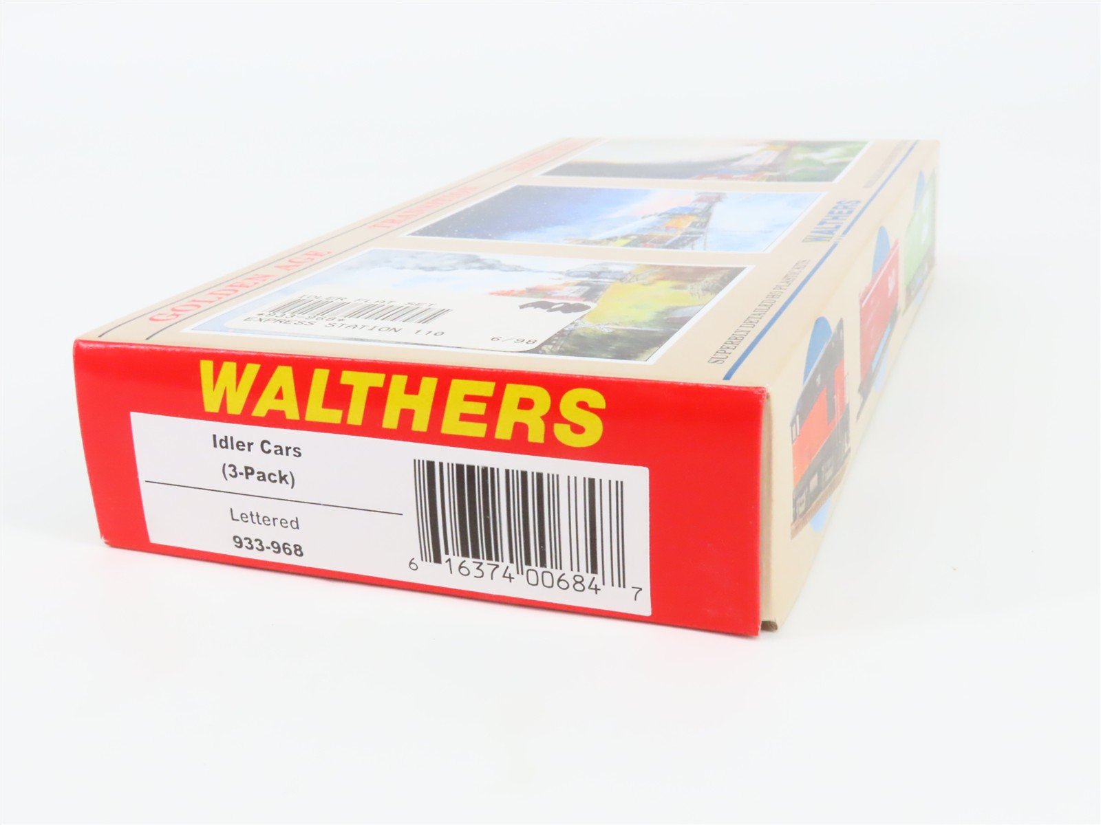 HO Scale Walthers Kit 933-968 Idler Flat Cars 3-Pack - Sealed