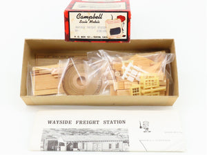HO Scale Campbell 361 Wayside Freight Station Building Kit