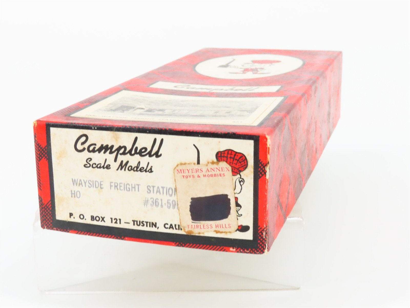 HO Scale Campbell 361 Wayside Freight Station Building Kit