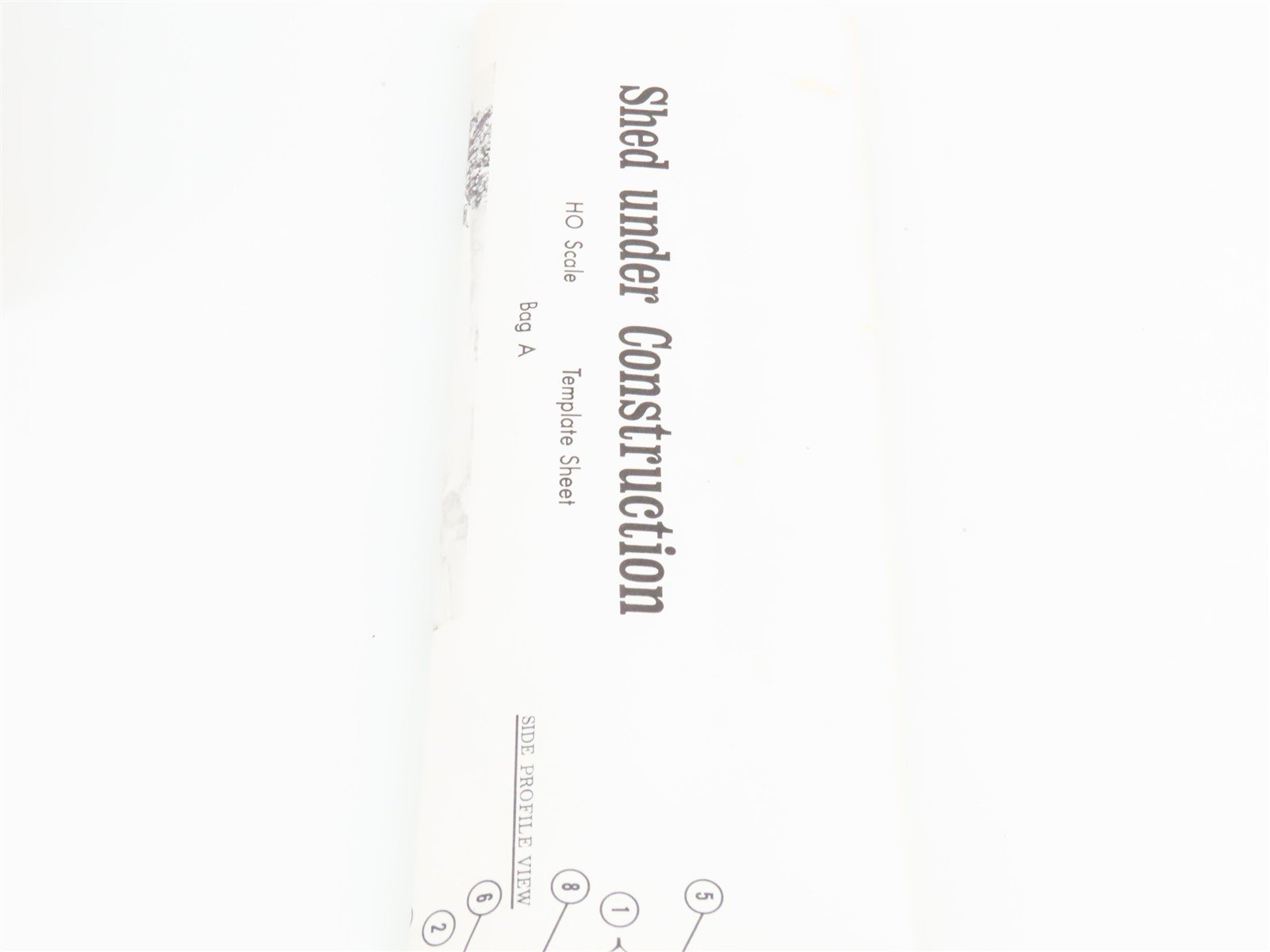 HO Scale Campbell 368 Shed Under Construction Building Kit