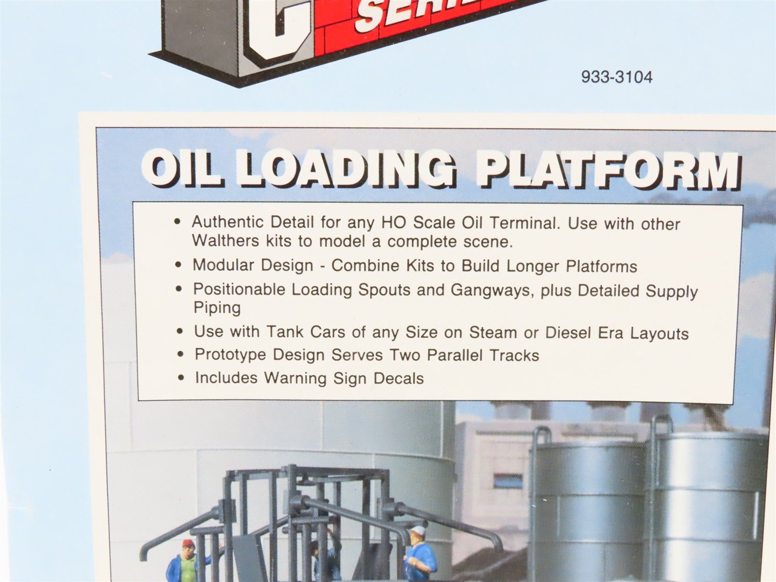 HO Scale Walthers 933-3104 Oil Loading Platform Kit