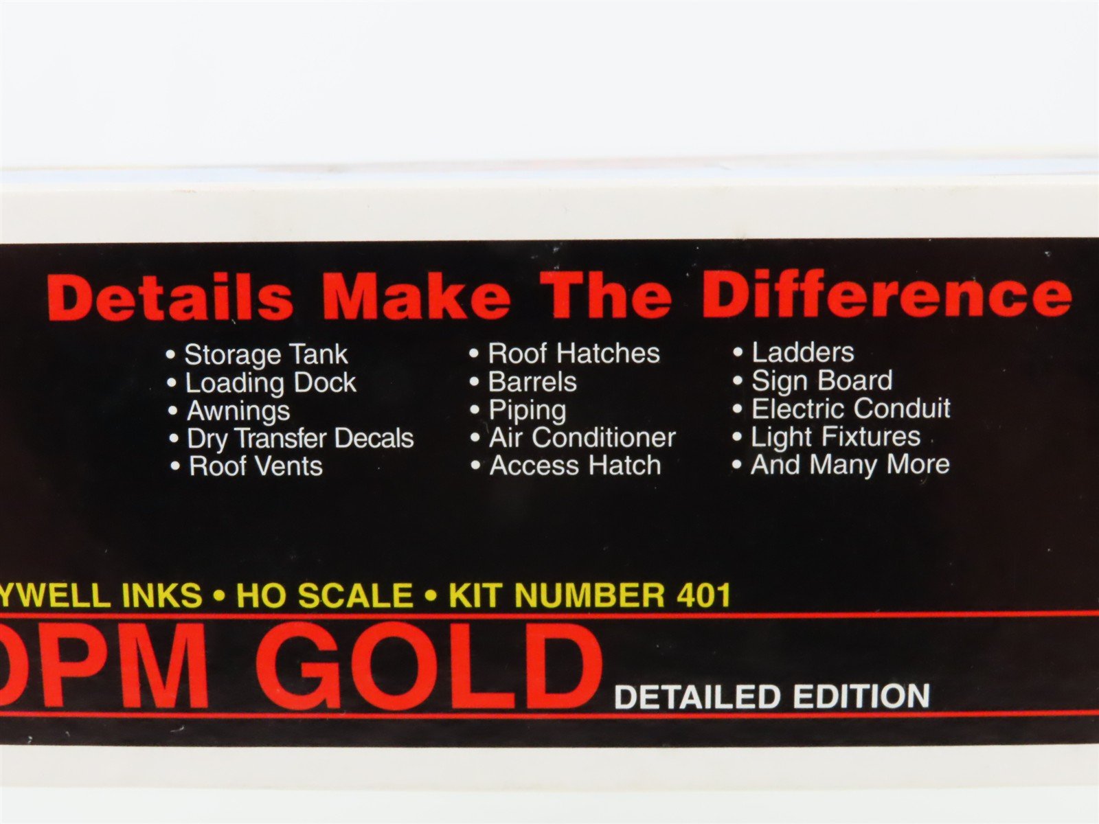 HO Scale DPM 401 Drywell Inks DPM Gold Building Kit