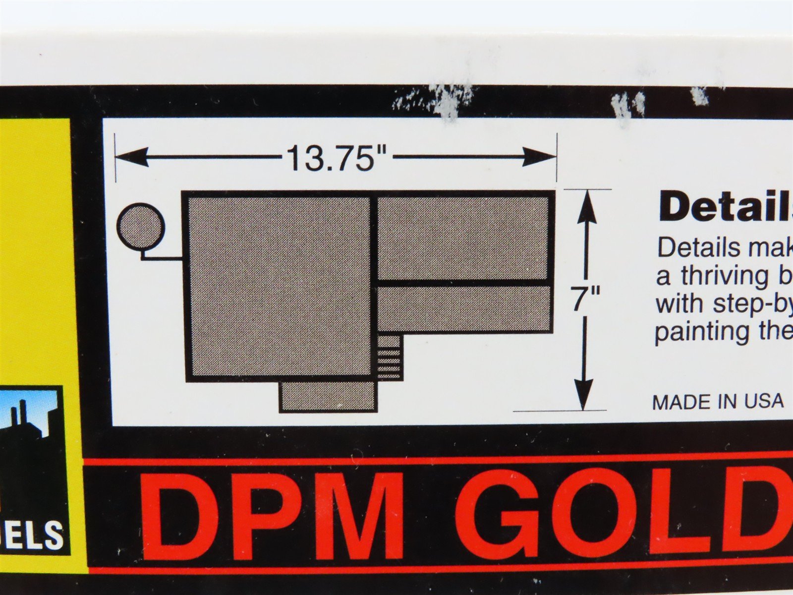 HO Scale DPM 401 Drywell Inks DPM Gold Building Kit