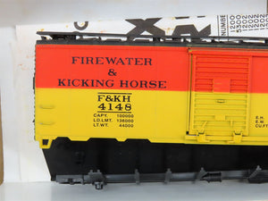 HO Scale Athearn F&KH Firewater & Kicking Horse 40' Boxcar #4148 Kit
