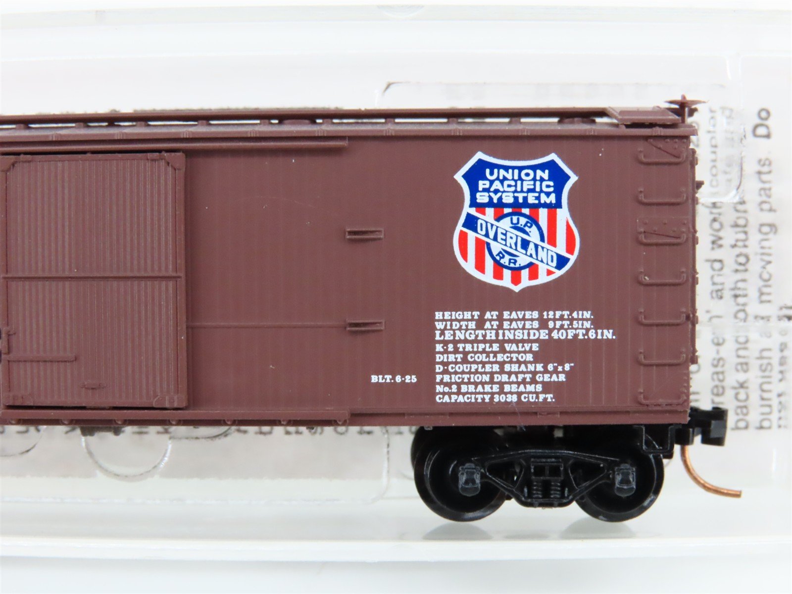N Scale Micro-Trains MTL 39210 UP Union Pacific 40' Wood Boxcar #100744