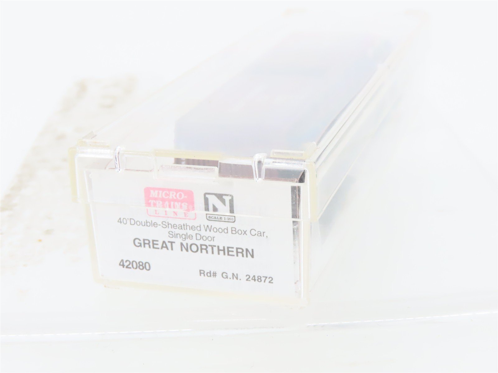 N Scale Micro-Trains MTL 42080 GN Great Northern 40' Wood Boxcar #24872