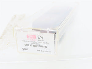N Scale Micro-Trains MTL 42080 GN Great Northern 40' Wood Boxcar #24872
