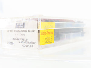 N Scale Micro-Trains MTL 43050 LV Lehigh Valley 40' Wood Boxcar #79006