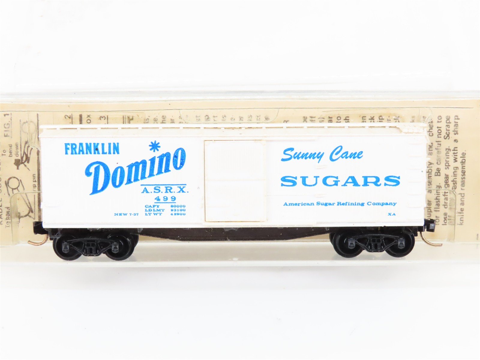 N Scale Micro-Trains/Kadee 42020 ASRX Domino 40' Wood Boxcar #499