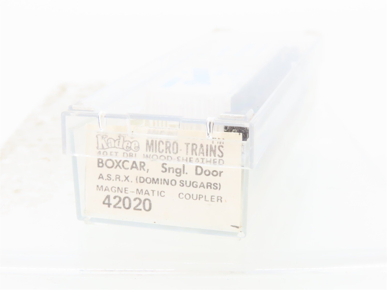 N Scale Micro-Trains/Kadee 42020 ASRX Domino 40' Wood Boxcar #499