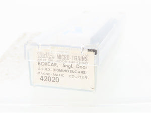 N Scale Micro-Trains/Kadee 42020 ASRX Domino 40' Wood Boxcar #499