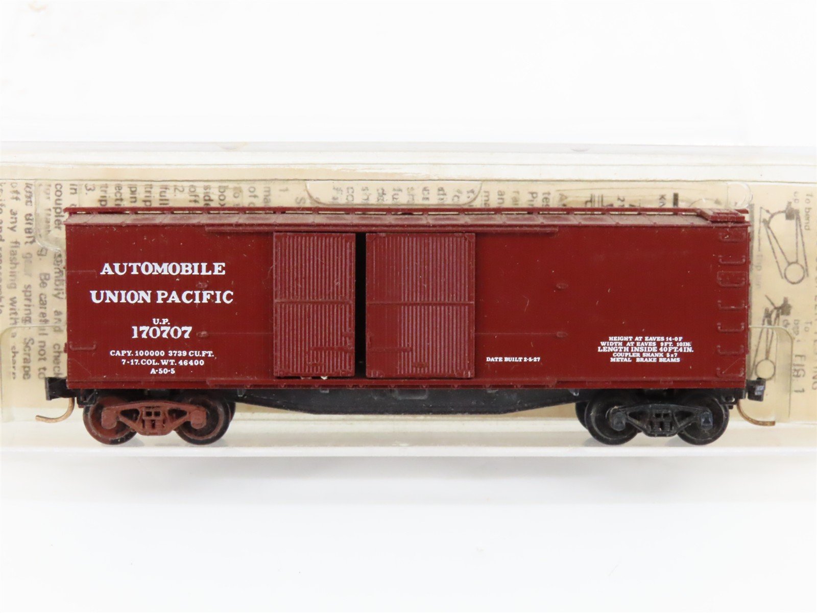 N Scale Micro-Trains/Kadee 43030 UP Union Pacific 40' Wood Boxcar #170707