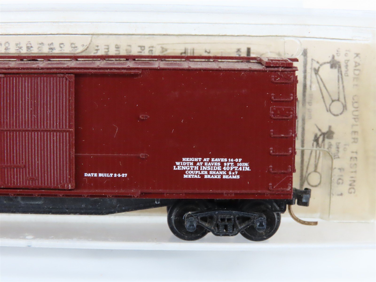 N Scale Micro-Trains/Kadee 43030 UP Union Pacific 40' Wood Boxcar #170707