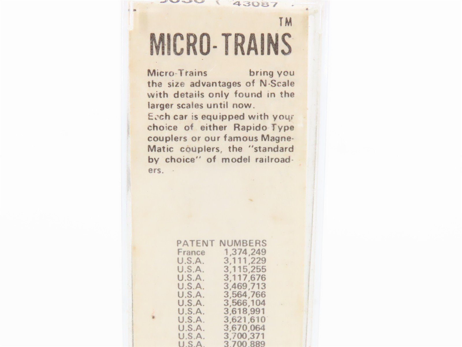 N Scale Micro-Trains/Kadee 43030 UP Union Pacific 40' Wood Boxcar #170707