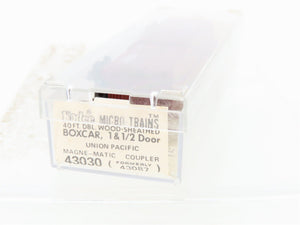 N Scale Micro-Trains/Kadee 43030 UP Union Pacific 40' Wood Boxcar #170707