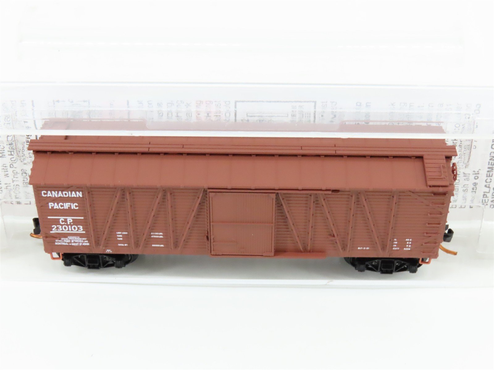 N Scale Micro-Trains MTL 02800120 CP Canadian Pacific 40' Boxcar #230103
