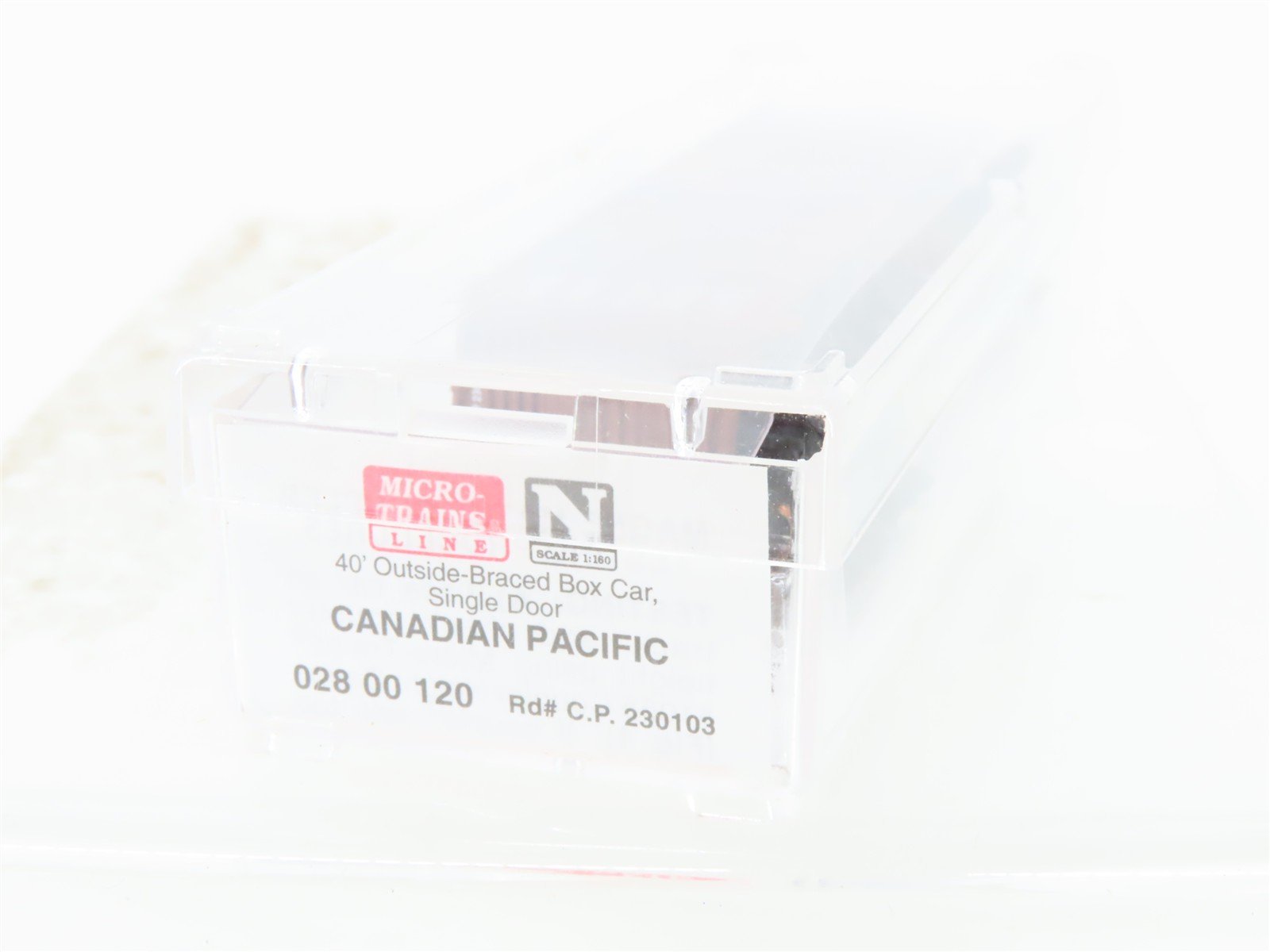 N Scale Micro-Trains MTL 02800120 CP Canadian Pacific 40' Boxcar #230103