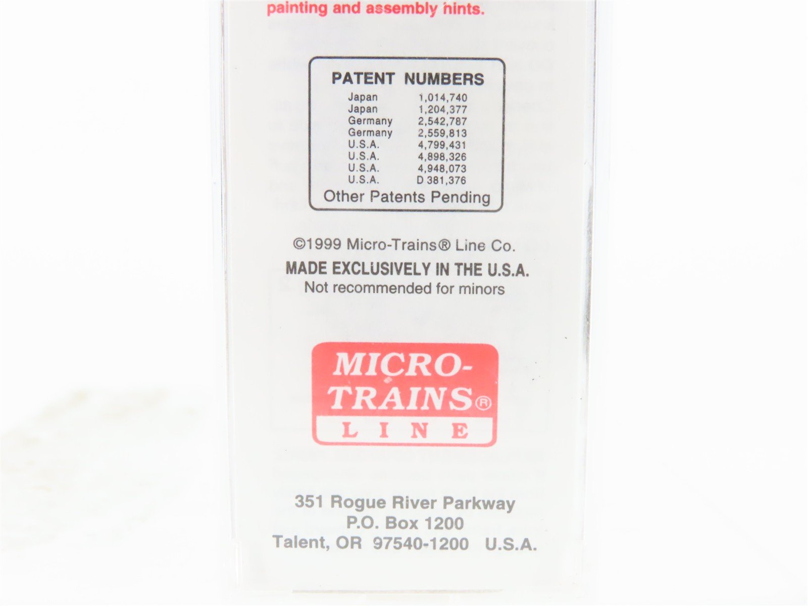 N Scale Micro-Trains MTL 39160 CNW Railway 40'Single Door Boxcar #142200