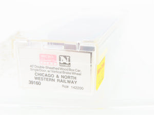 N Scale Micro-Trains MTL 39160 CNW Railway 40'Single Door Boxcar #142200