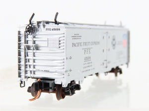 N Scale Micro-Trains MTL 05900516 PFE Pacific Fruit 40' Steel Ice Reefer #45698