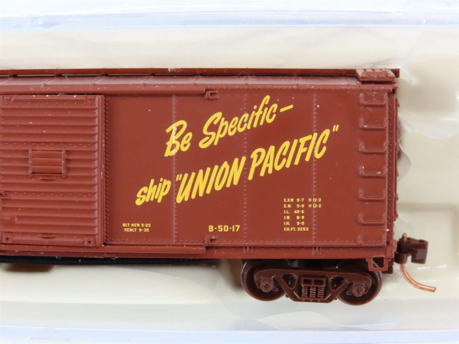 N Scale Atlas 45822 UP Union Pacific 40' USRA Steel Boxcar #181580