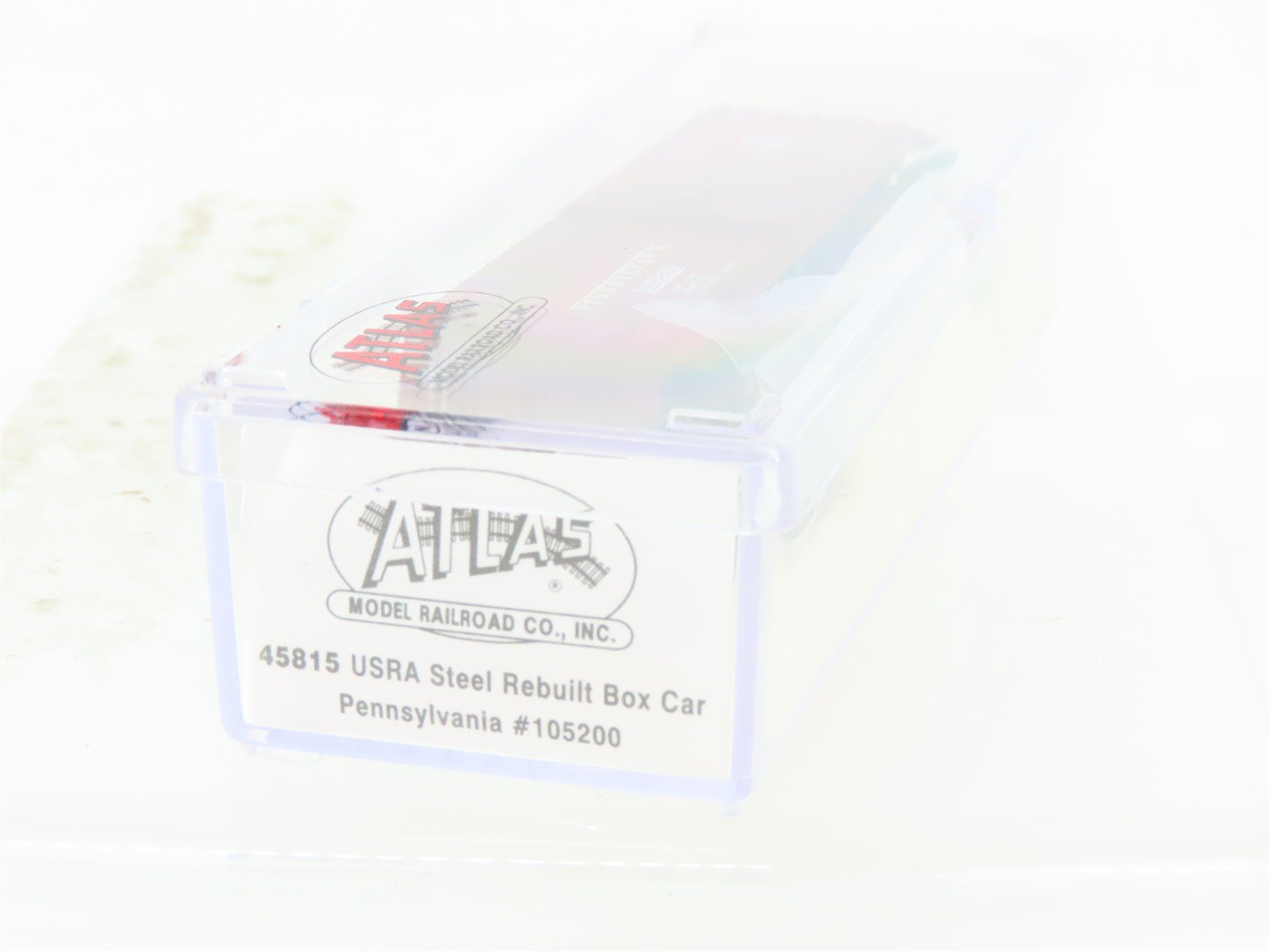 N Scale Atlas 45815 PRR Pennsylvania 40' USRA Steel Boxcar #105200