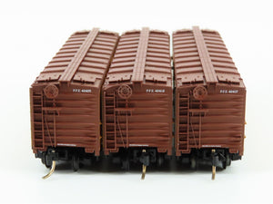N Scale Micro-Trains MTL 59012 PFE Pacific Fruit Express 40' Ice Reefer 3-Pack