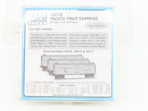 N Scale Micro-Trains MTL 59012 PFE Pacific Fruit Express 40' Ice Reefer 3-Pack