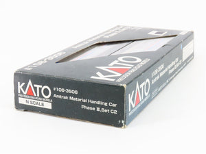 N Scale Kato 106-3506 Amtrak Material Handling Phase III 2-Car Pack Set C2
