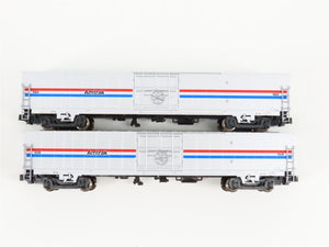 N Scale Kato 106-3506 Amtrak Material Handling Phase III 2-Car Pack Set C2