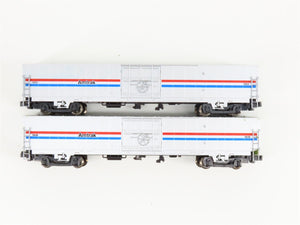 N Scale Kato 106-3506 Amtrak Material Handling Phase III 2-Car Pack Set C2