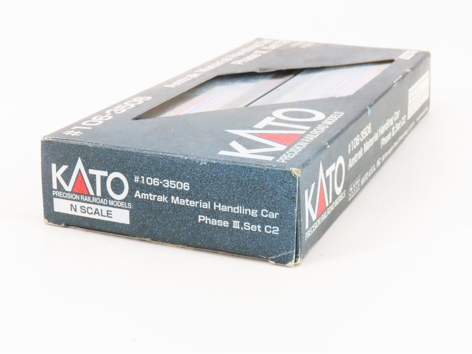N Scale Kato 106-3506 Amtrak Material Handling Phase III 2-Car Pack Set C2