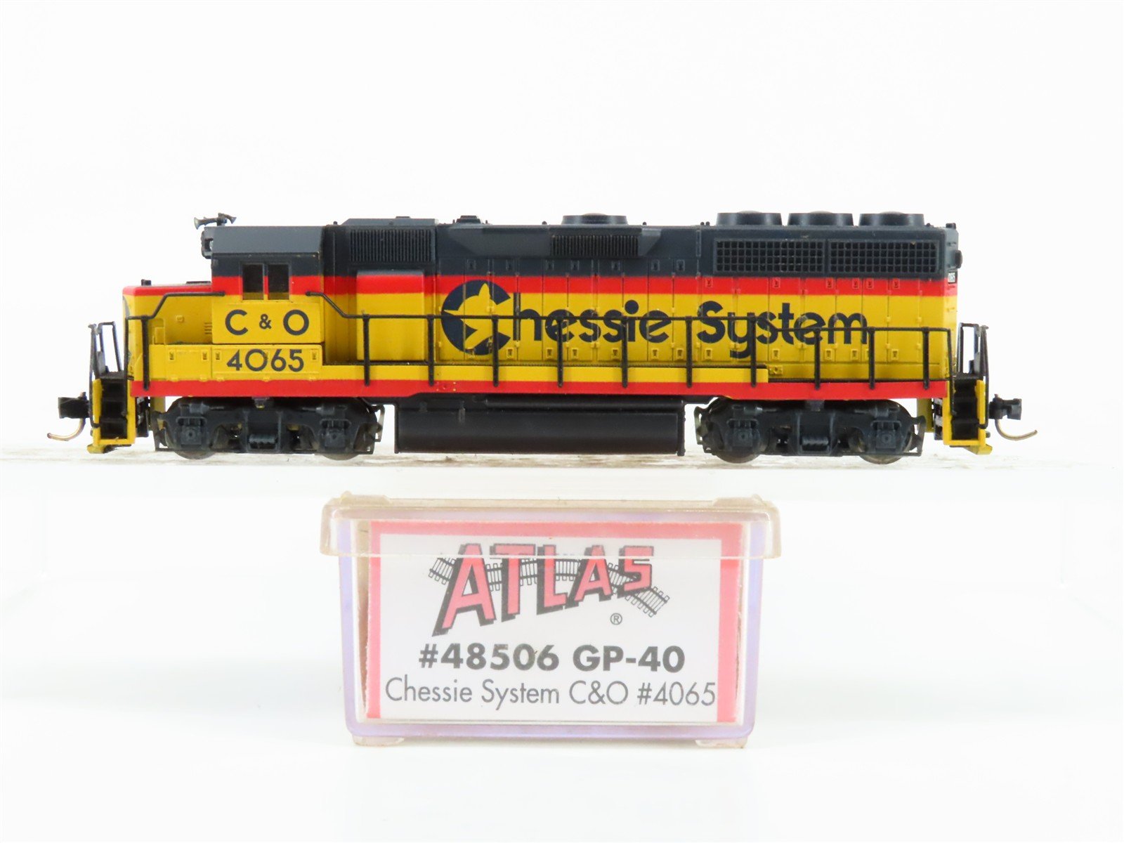 N Scale Atlas 48506 C&O Chessie System EMD GP40 Diesel Locomotive #4065 w/ DCC