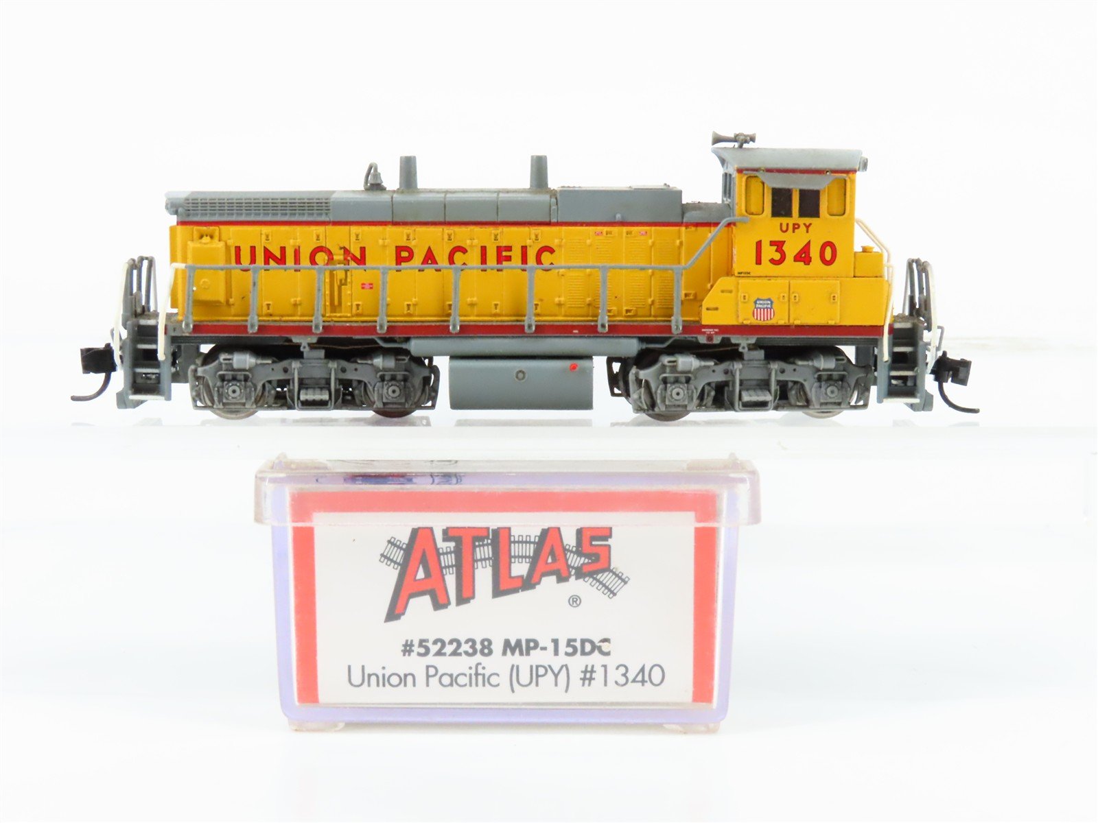 N Scale Atlas 52238 UPY Union Pacific MP-15DC Diesel Switcher #1340 w/ DCC