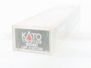 N Scale KATO 176-2103 UP Union Pacific EMD SD40 Diesel Locomotive #3039 w/ DCC