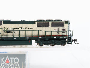 N Scale KATO 176-6503 BNSF Railway EMD SD70MAC Diesel Locomotive #9647 w/ DCC