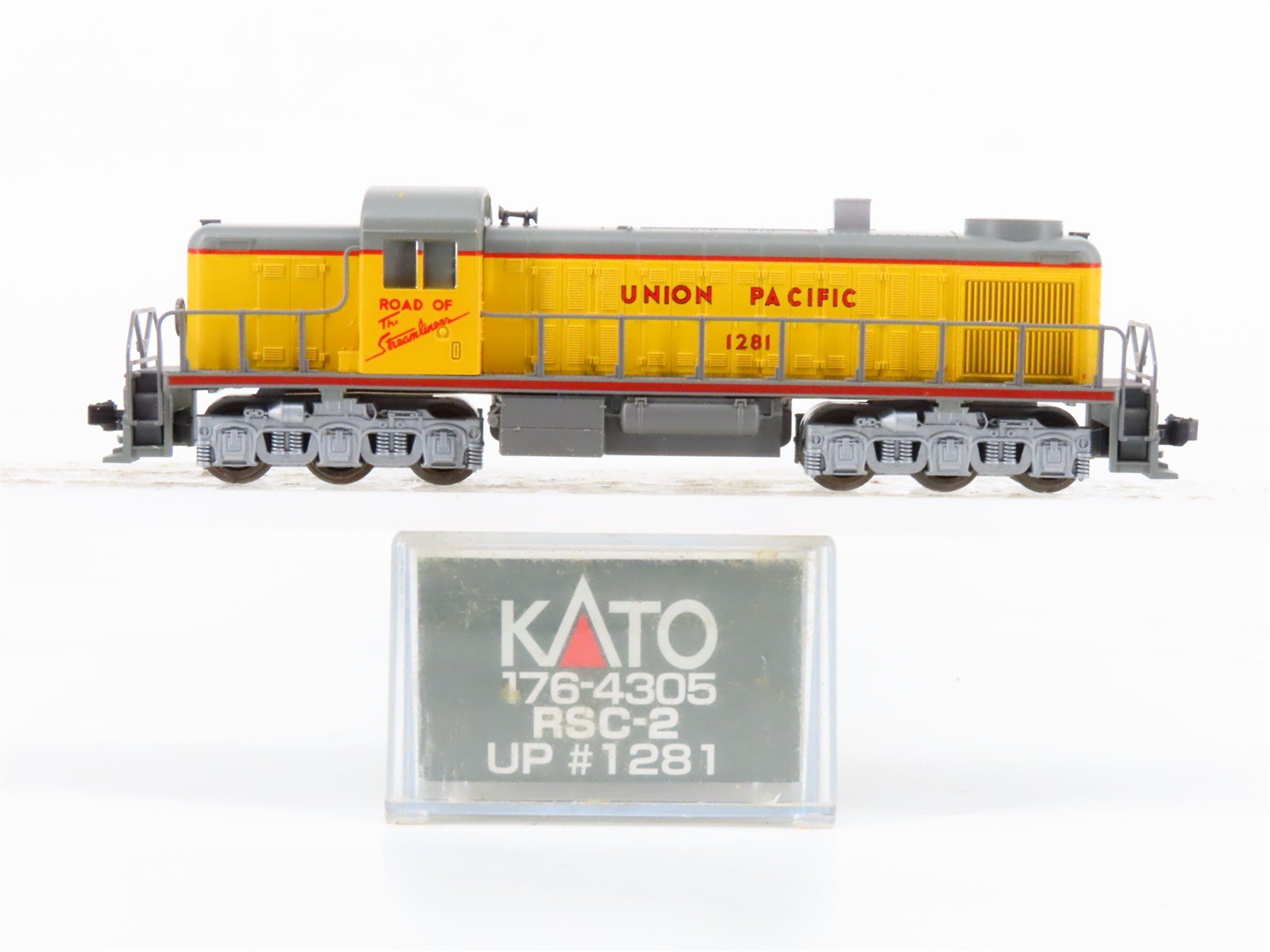 N Scale KATO 176-4305 UP Union Pacific ALCO RSC-2 Diesel #1281 w/ DCC