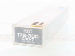 N KATO 176-30C UP Union Pacific GE C30-7 Diesel #2419 - DCC ONLY - Weathered