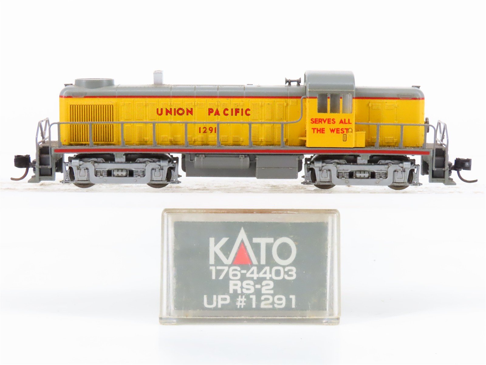 N Scale KATO 176-4403 UP Union Pacific ALCO RS-2 Diesel Locomotive #1291 w/ DCC