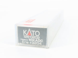 N Scale KATO 126-0202 ERIE Railroad 2-8-2 Heavy Mikado Steam #3204 w/ DCC
