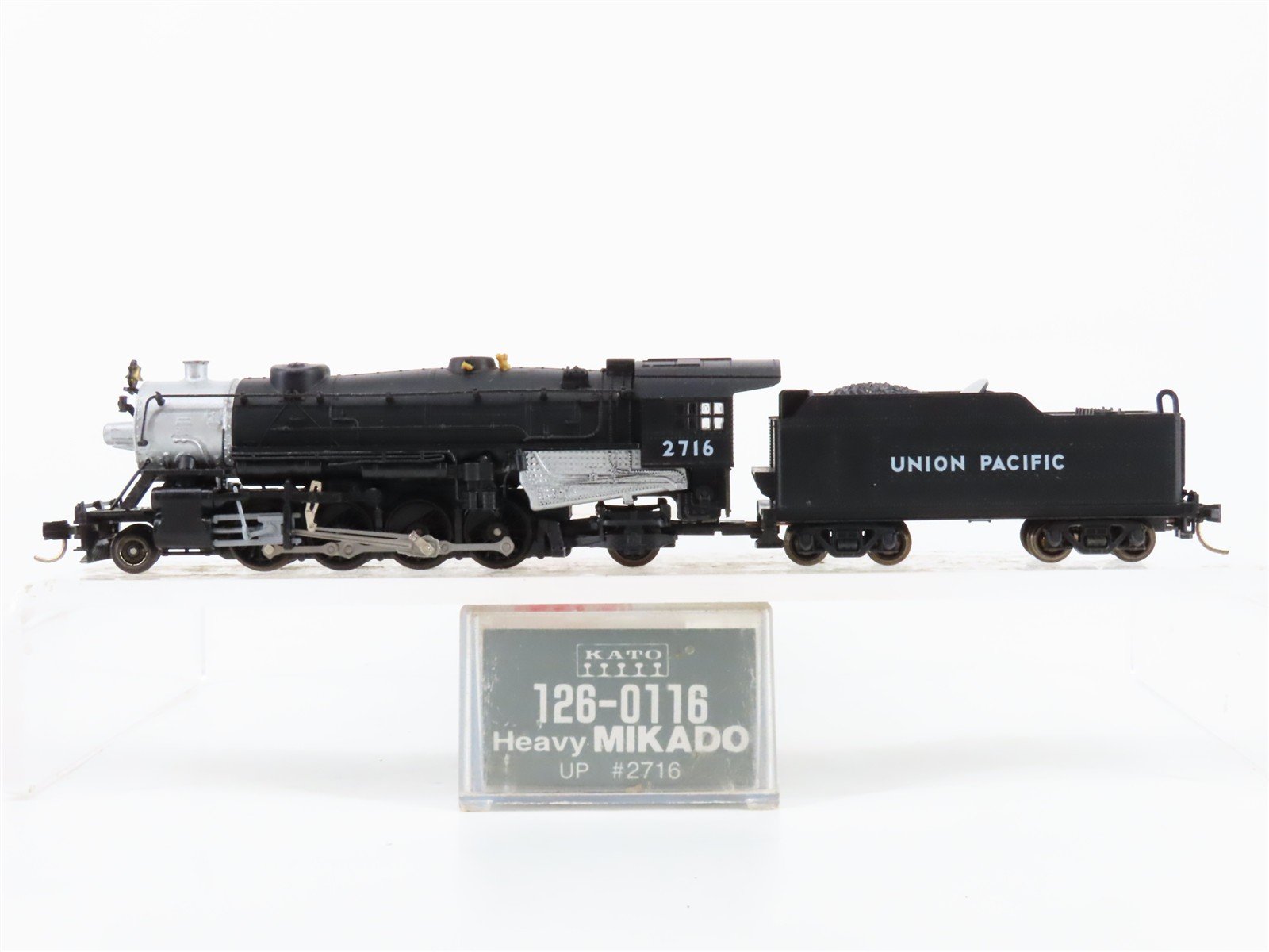 N Scale KATO 126-0116 UP Union Pacific 2-8-2 Heavy Mikado Steam Locomotive #2716