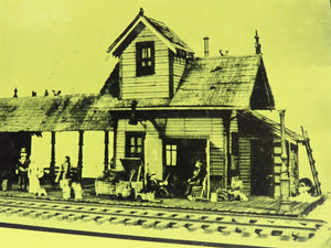HO Fine Scale Miniatures Craftsman Kit #235 Small Town Freight/Passenger Station