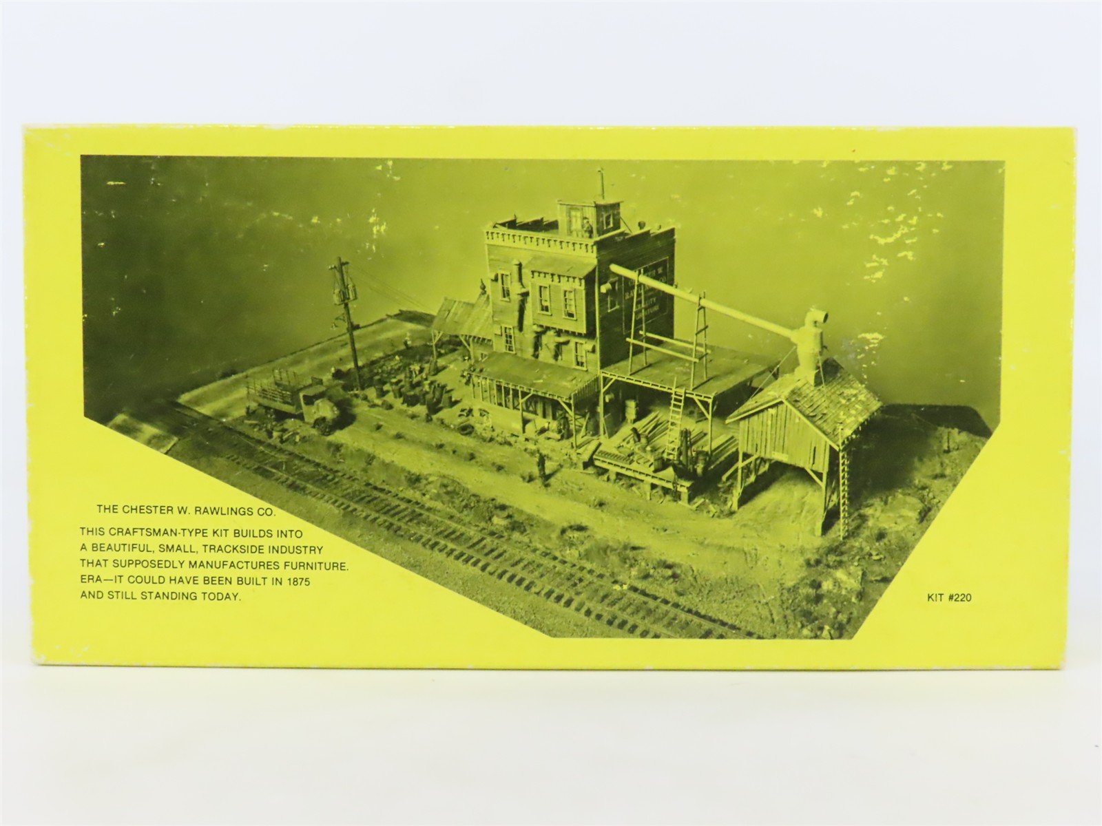 HO 1/87 Fine Scale Miniatures Craftsman Kit #220 Chester W. Rawlings Co.