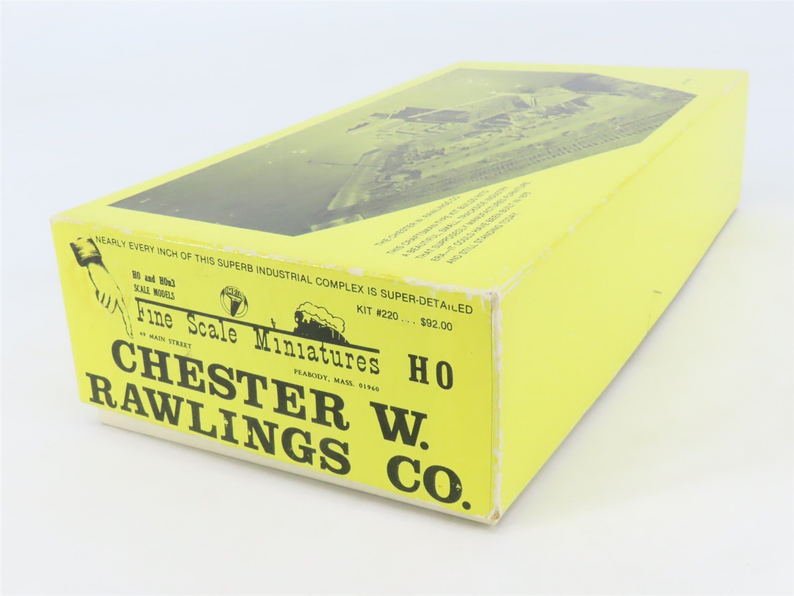 HO 1/87 Fine Scale Miniatures Craftsman Kit #220 Chester W. Rawlings Co.