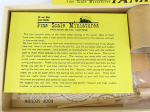 HO 1/87 Fine Scale Miniatures Craftsman Kit #240 Branchline Water Tank