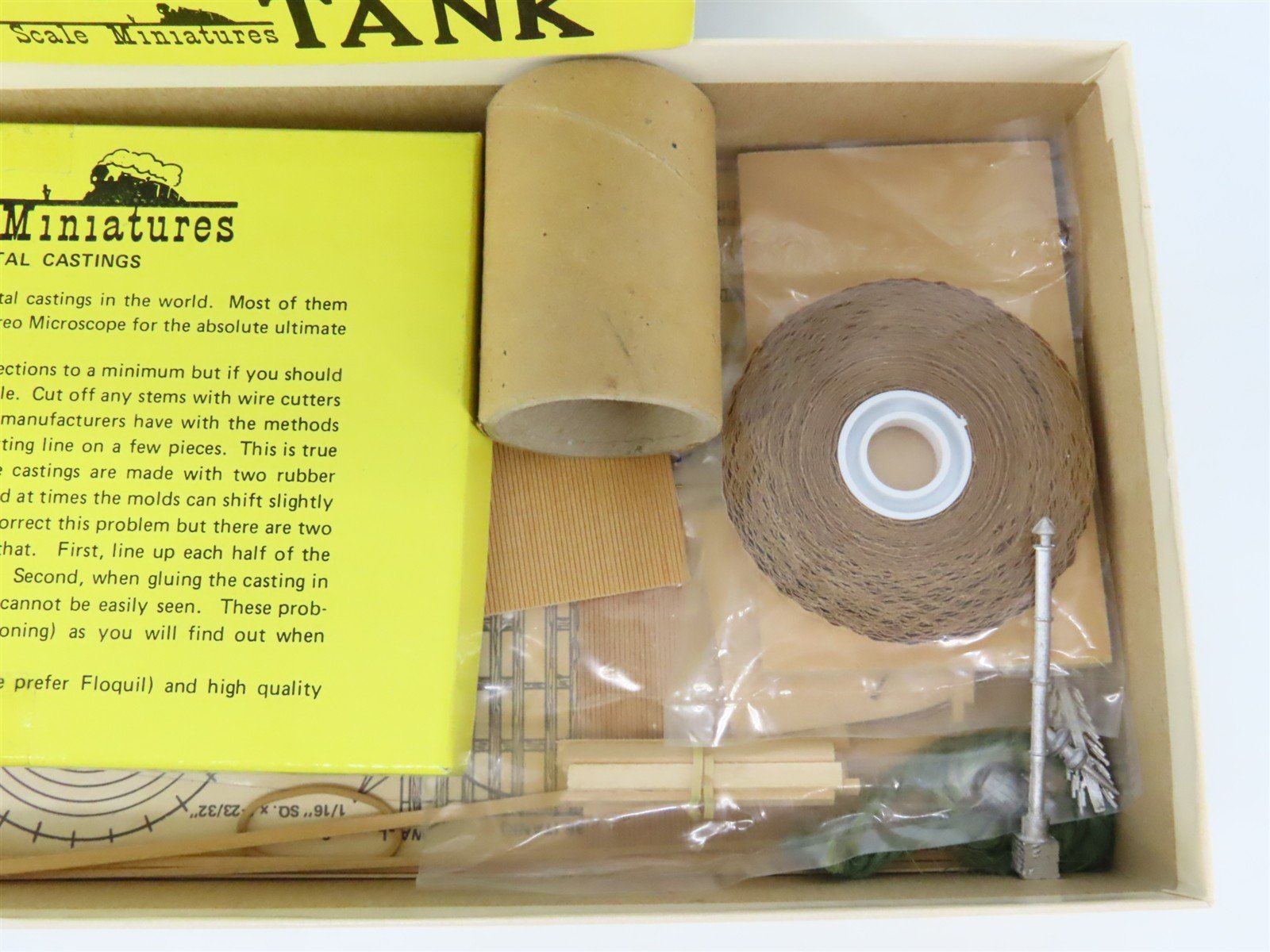 HO 1/87 Fine Scale Miniatures Craftsman Kit #240 Branchline Water Tank