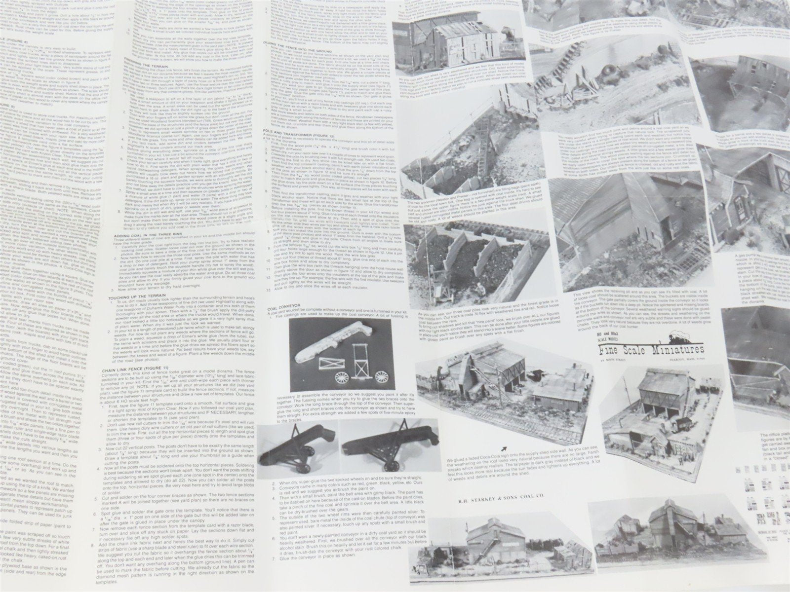 HO 1/87 Fine Scale Miniatures Craftsman Kit #245 R.H. Starkey Coal Co.