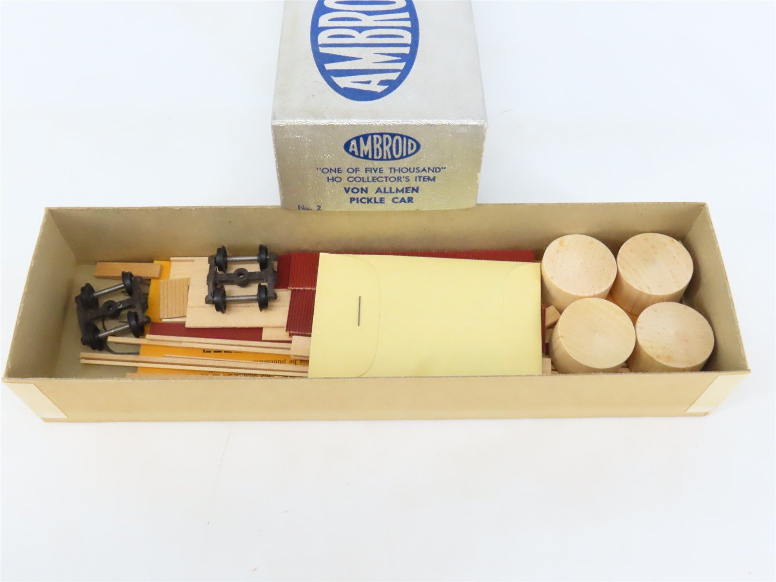 HO Scale Ambroid Kit No. 2 GATX Louisville Kentucky Von Allmen Pickle Car #1254